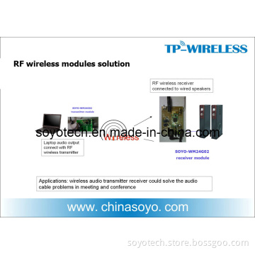 Soyo 2.4G Hi-Fi Digital Wireless Speaker Modules Solution